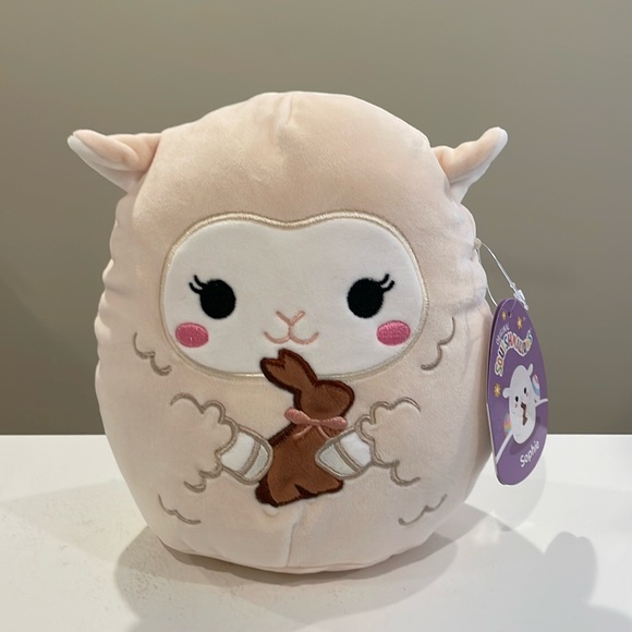 NWT 8” Sophie the Lamb with Chocolate Bunny Squishmallow - Picture 1 of 5